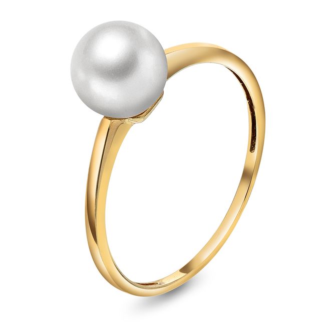 Hovedbilde Perlering Pan Jewelry i gult gull