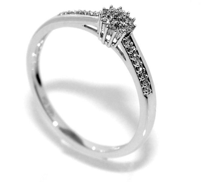 Hovedbilde SuperDeal! Diamantring 0.10 carat w.si  
