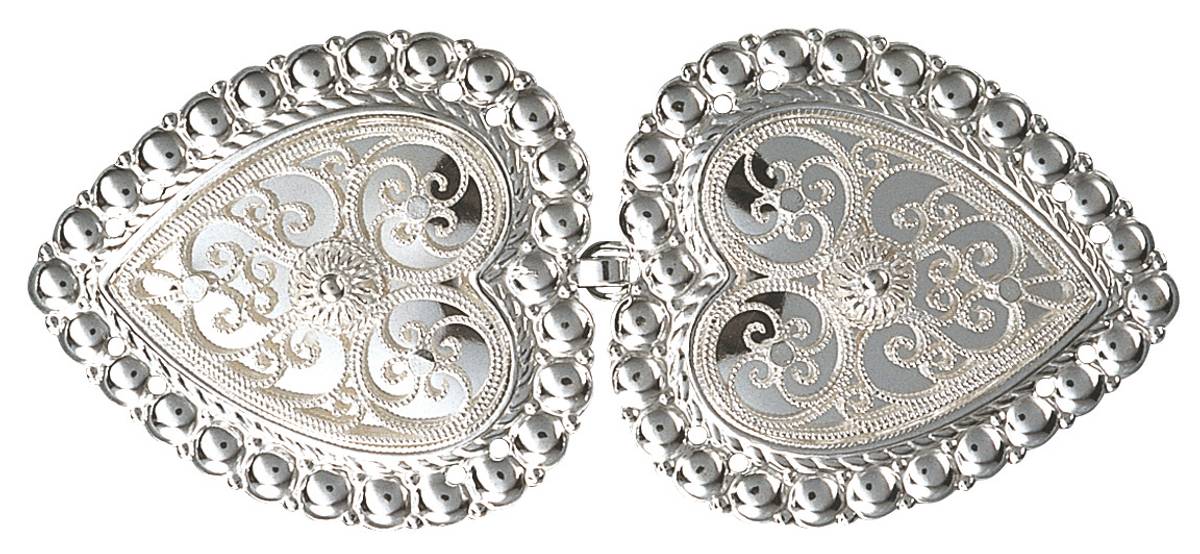 Spenner til skinnlist, kvit m. kruser artnr 002496