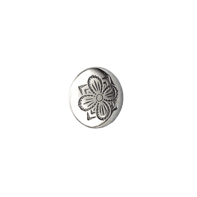 Hovedbilde Knapp, 13 mm m. botn, oksidert artnr: 642100