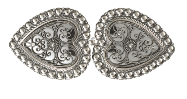 Hovedbilde Spenner til skinnlist, oksidert m. kruser artnr: ...