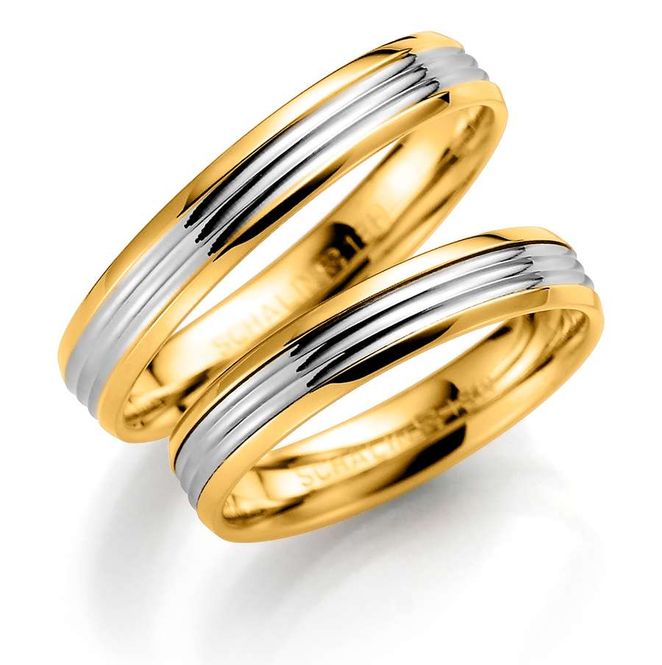 Hovedbilde Forlovelsesringer 4mm to farget