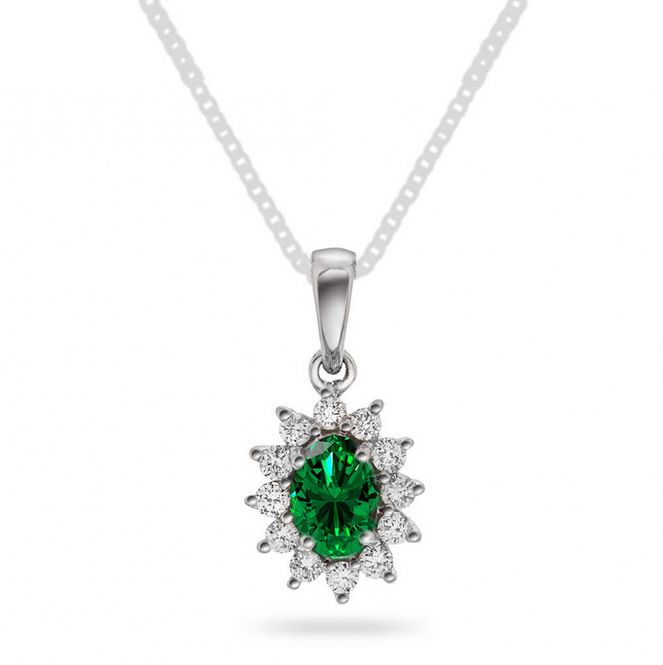 Hovedbilde Smaragd smykke 0.24 carat tw.si