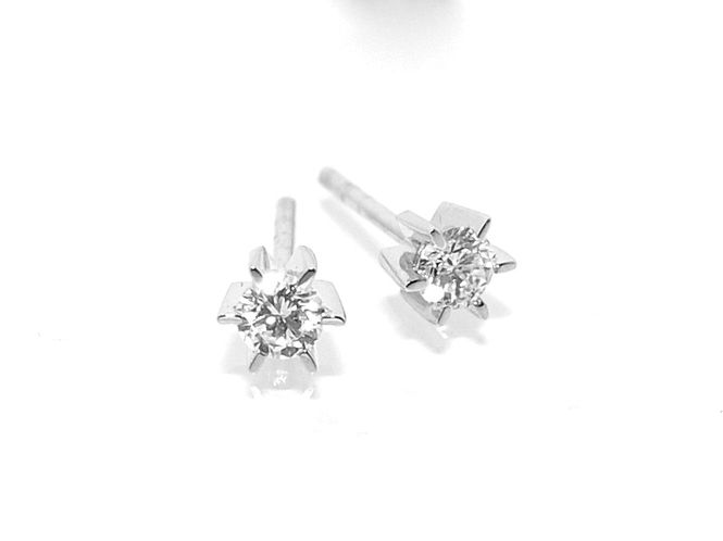 Hovedbilde Diamantøredobber SuperDeal 0.30 carat w.si ...