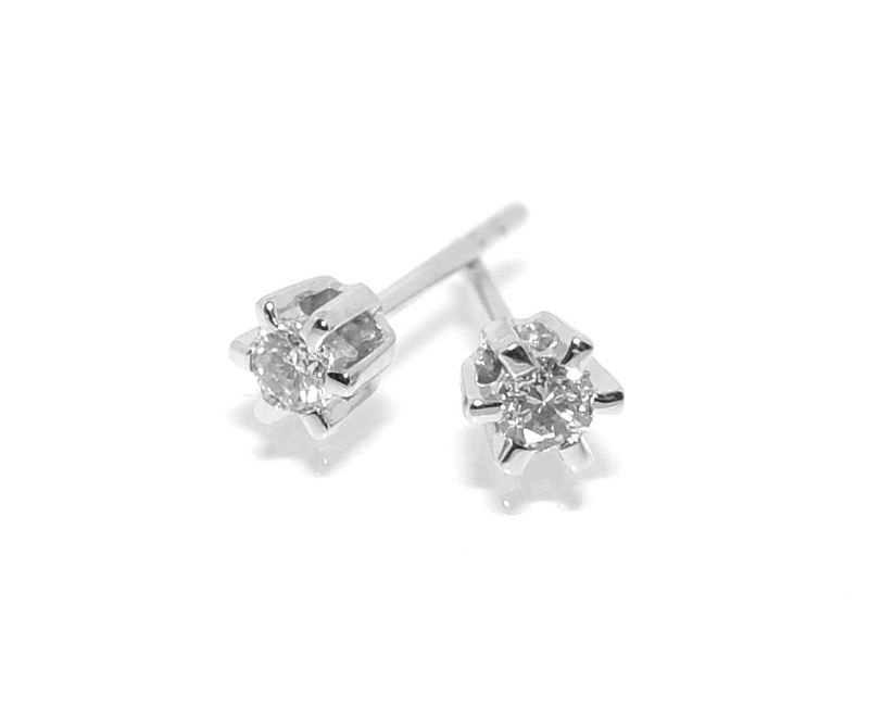 Diamantøredobber SuperDeal med diamanter 0.10 ct w.si