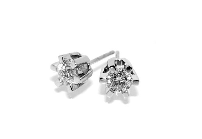 Hovedbilde Enstens Diamantøredobber 0.60 carat tw.vs GIA
