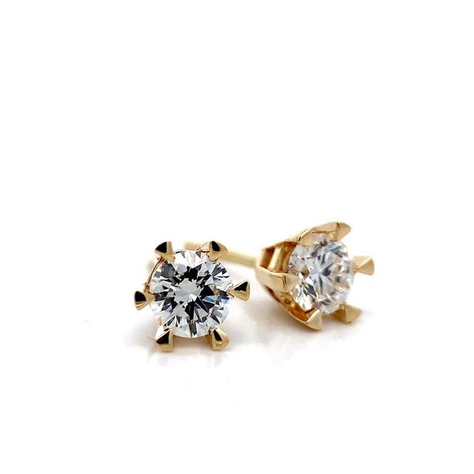 Hovedbilde Diamantøredobber 0.80 carat tw.vs GIA 