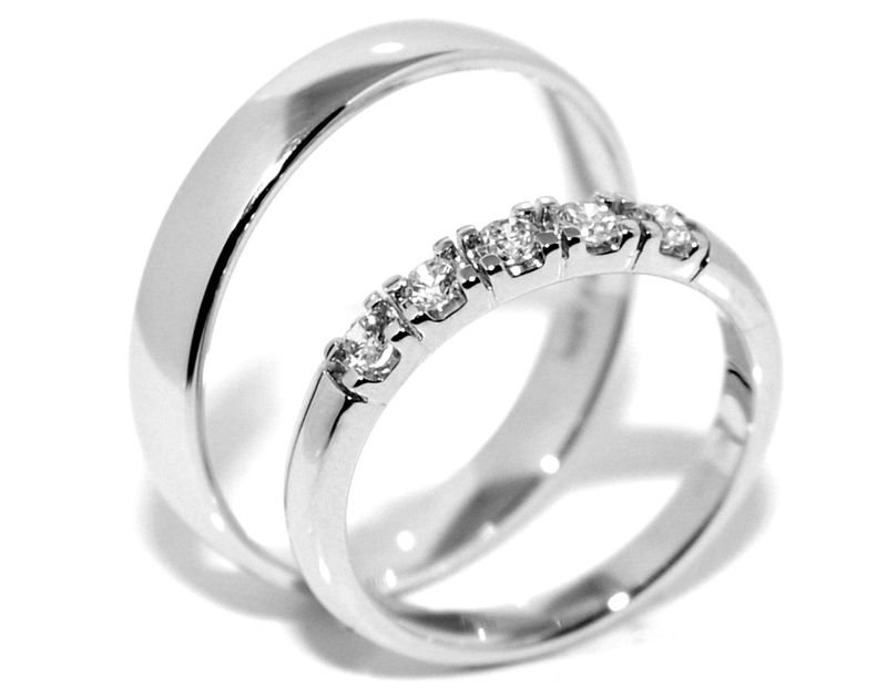 Forlovelsesringer SuperDeal hvitt gull 0.25ct w.si