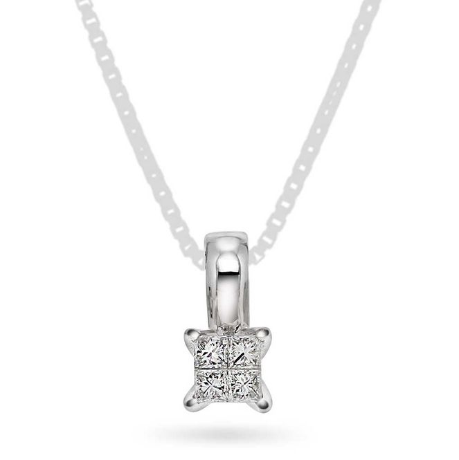 Hovedbilde Diamantsmykke 0.20 carat w.si