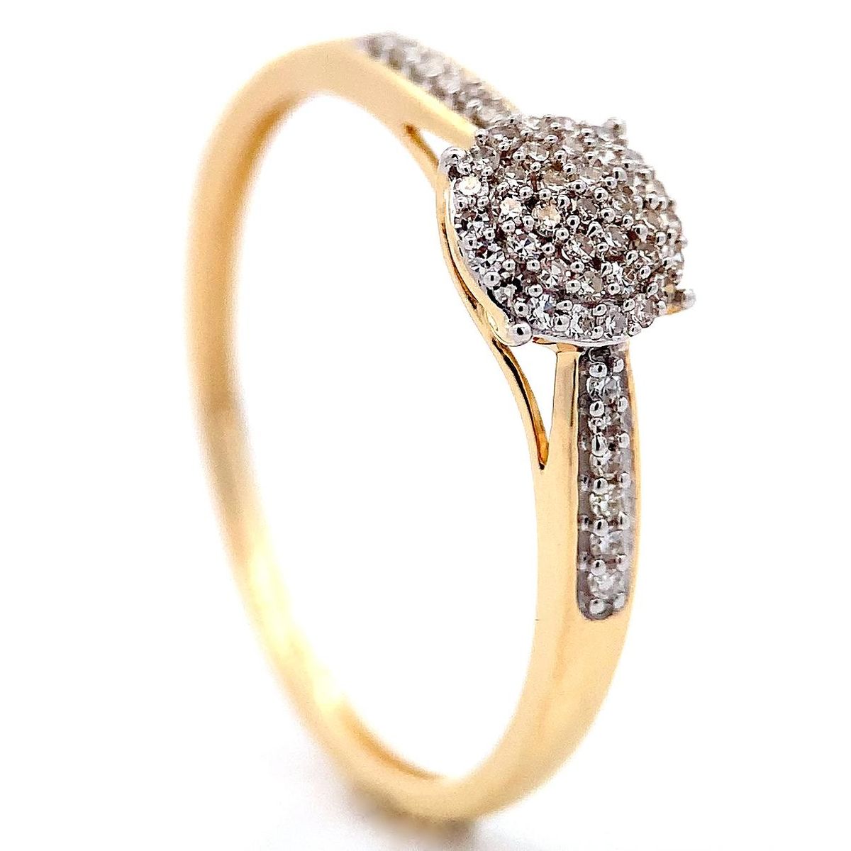 SpesialPris! Diamantring 0.12 carat w.si