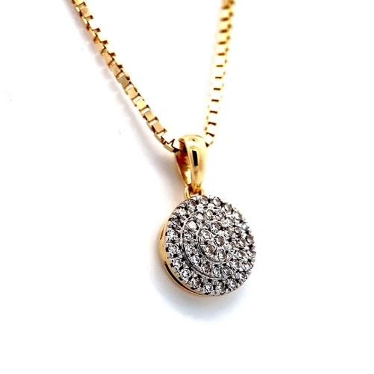 SuperDeal! Diamantsmykke 0.16 carat w.si