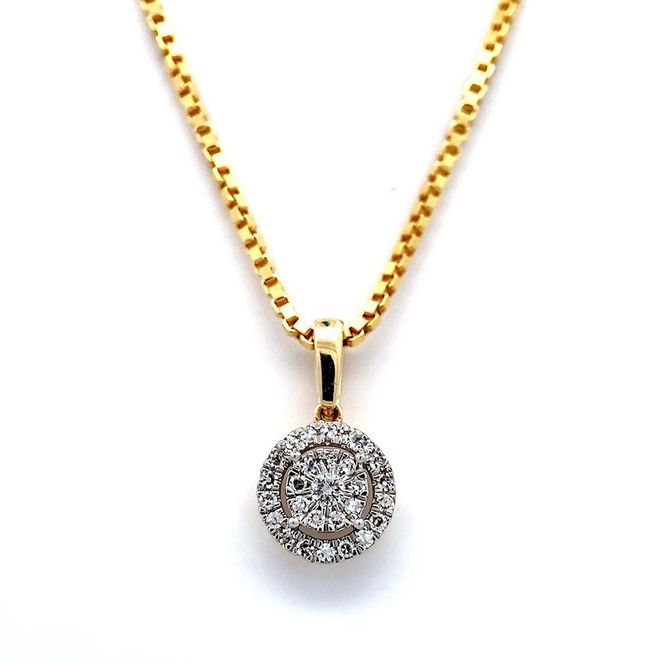 Hovedbilde Diamantsmykke 0.10 carat w.si