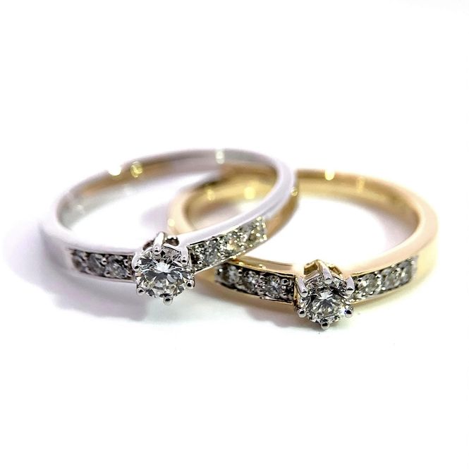 Hovedbilde Diamantring 0.32 ct tw.si diamanter